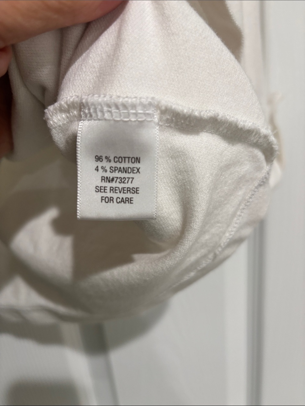 croft & barrow Off-White Button Placket Pullover - Picture 3 of 4